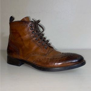 To Boot New York Brogue Leather Dress Boots size 9.5